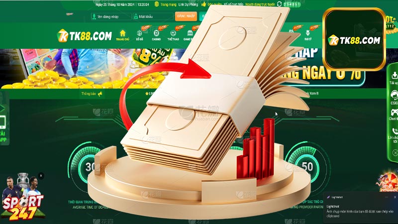 Hỗ trợ tận tình với dịch vụ khách hàng TK88