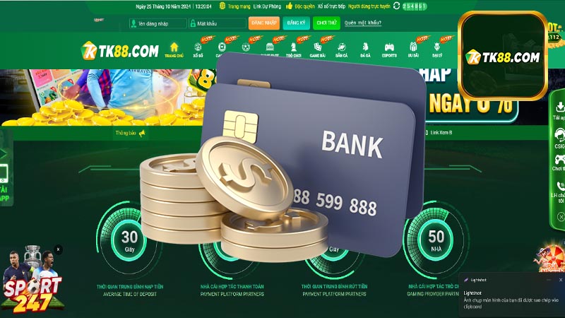 Những lưu ý khi rút tiền Tk88
